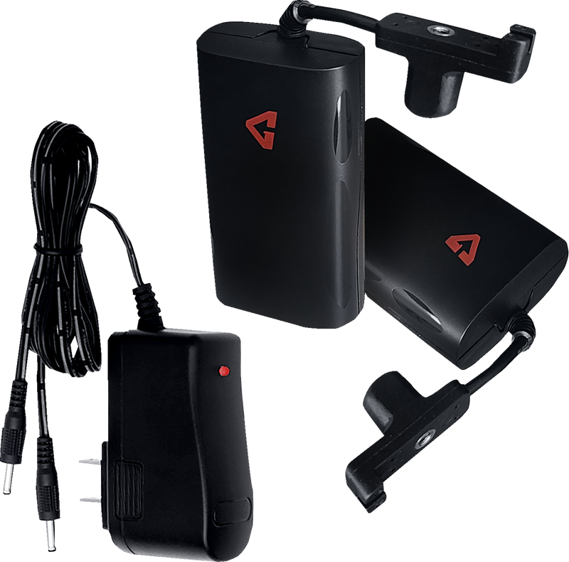 GERBING HEATED CLOTHING 7V Hard Knuckle Battery Heated Gloves - Black - 2XL