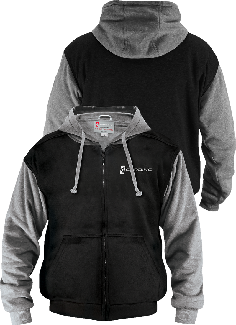 GERBING HEATED CLOTHING 7V Battery Heated Hoodie - Black - 2XL