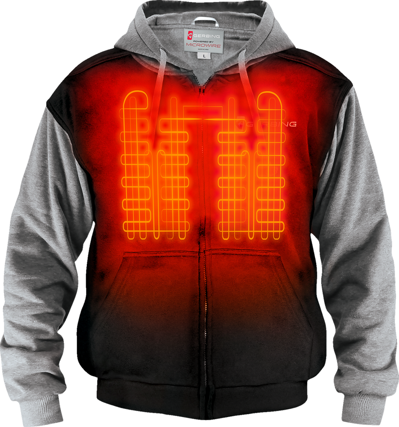 GERBING HEATED CLOTHING 7V Battery Heated Hoodie - Black - Small