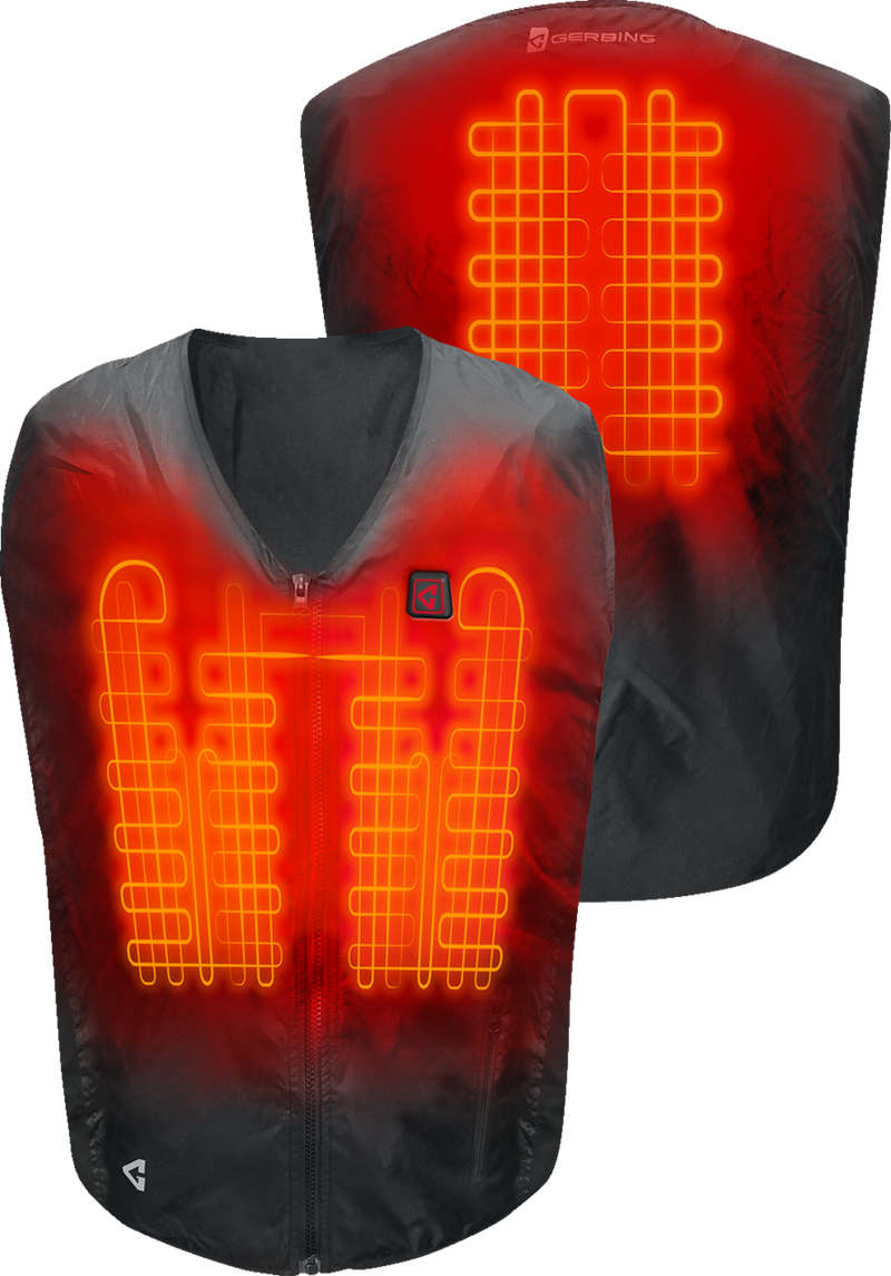 GERBING HEATED CLOTHING 7V Battery Heated Vest Liner - Black - 2XL/3XL
