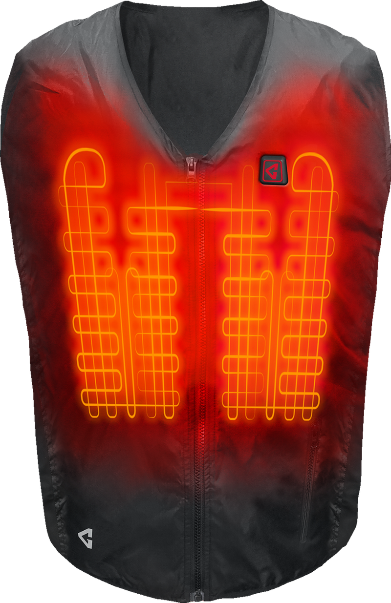 GERBING HEATED CLOTHING 7V Battery Heated Vest Liner - Black - L/XL