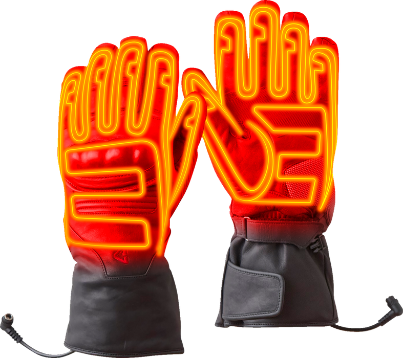 GERBING HEATED CLOTHING 12V Vanguard Heated Gloves - Black - Medium