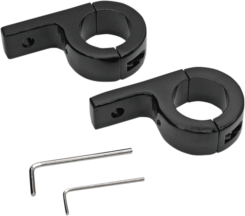 CUSTOM DYNAMICS ProBEAM® Accessory Mounting Clamp Kit for 1-1/4" Tube - Gloss Black