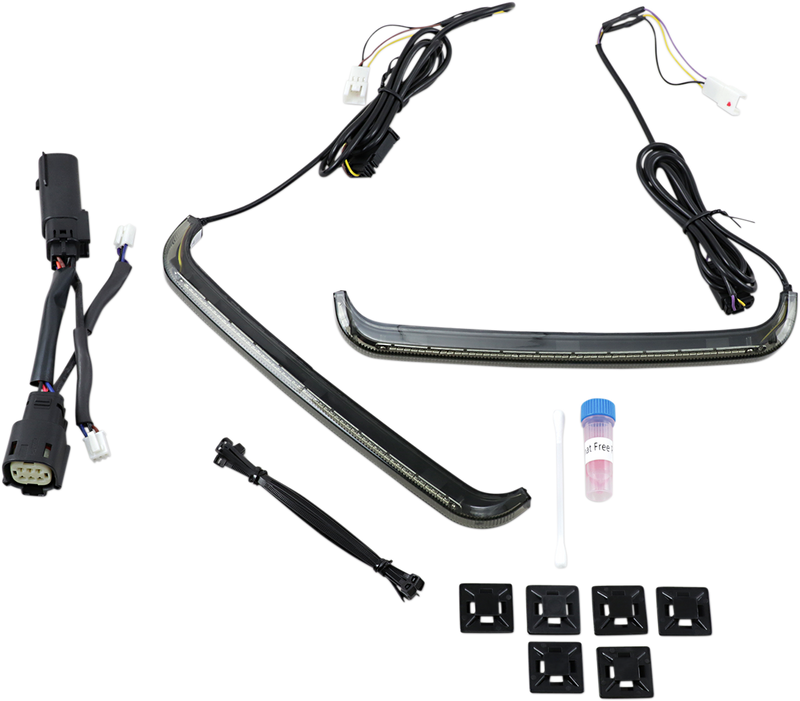 CUSTOM DYNAMICS LED Low-Profile BAGZ™ Accent Lights - Smoke Lens - '10-'13