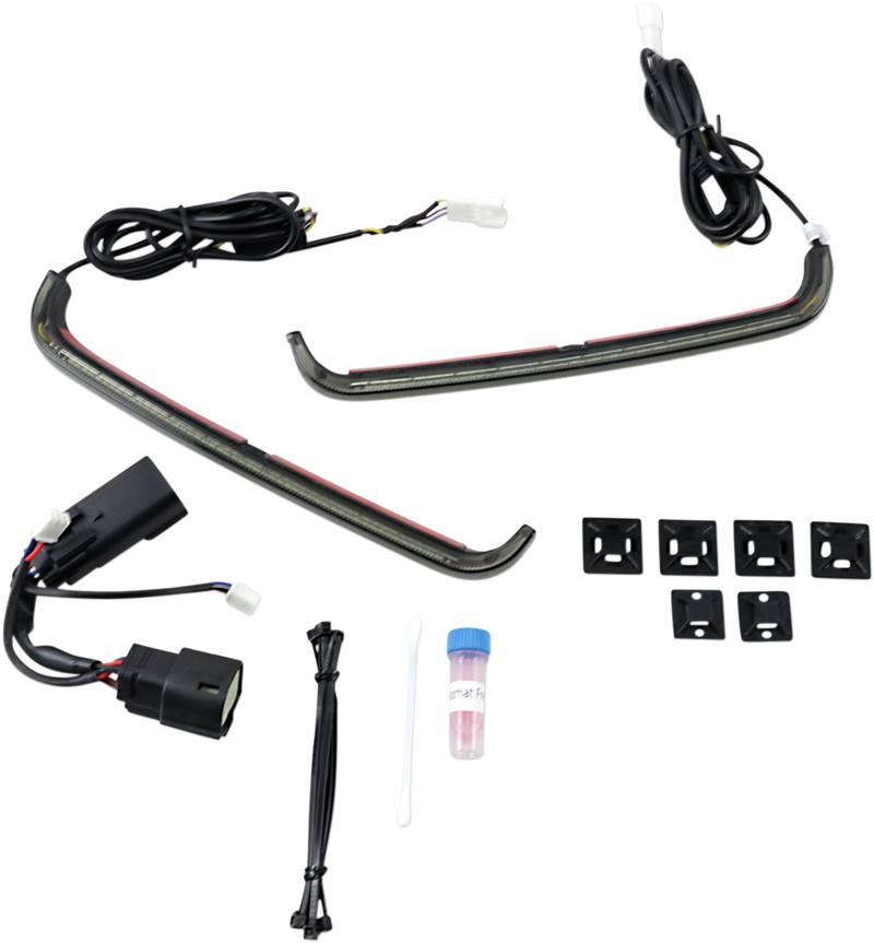 CUSTOM DYNAMICS LED Low-Profile BAGZ™ Accent Lights - Smoke Lens - '10-'13 CVO