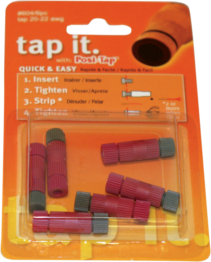 CUSTOM DYNAMICS Posi-Lock® Wire Connector - 20-22 Gauge - 6-Pack