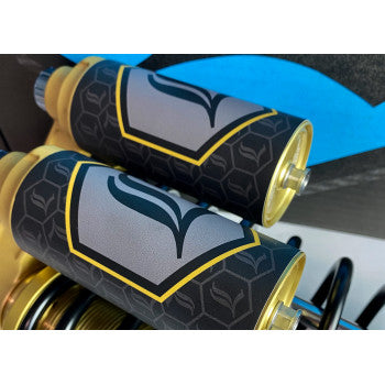 LEGEND SUSPENSION REVO ARC Canister Decal Universal Replacement Sticker Pack