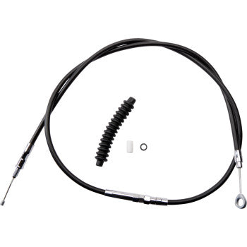 DRAG SPECIALTIES High-Efficiency Black Vinyl Clutch Cable - 54" - FL/FX '68-'85