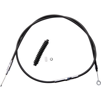 DRAG SPECIALTIES High-Efficiency Black Vinyl Clutch Cable - 70-11/16"