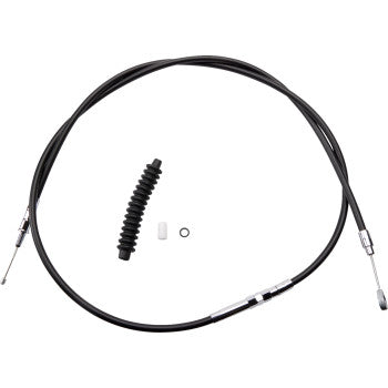 DRAG SPECIALTIES High-Efficiency Black Vinyl Clutch Cable - 70-11/16"