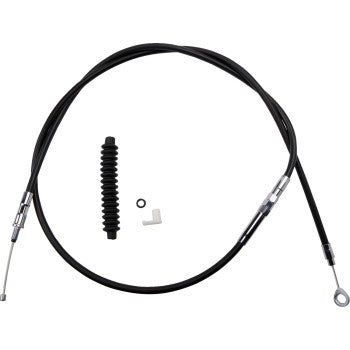 DRAG SPECIALTIES High-Efficiency Black Vinyl Clutch Cable - 68-11/16"