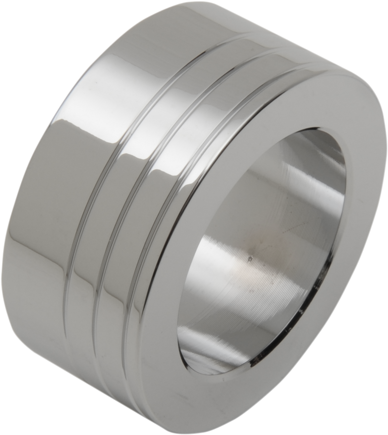 DRAG SPECIALTIES Replacement Left Front without ABS Wheel Spacer - Chrome - 1" x 0.648"