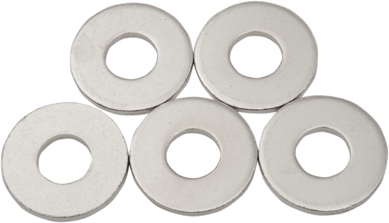 DRAG SPECIALTIES Replacement 0.748" Rear Axle Washer - Chrome - 5-Pack