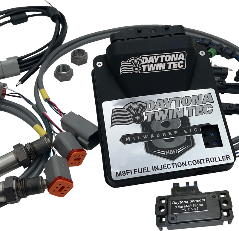 DAYTONA TWIN TEC LLC Auto-tune Electronic Fuel Injection Control Module Kit with 3 BAR Manifold - M8 Softail 17823