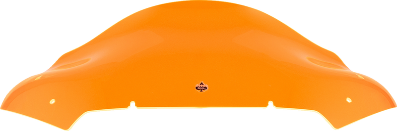 KLOCK WERKS Kolor Flare* Windshield - 10" - Orange Ice