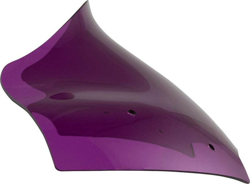 KLOCK WERKS Kolor Flare* Windshield - 10" - Purple - FLTR