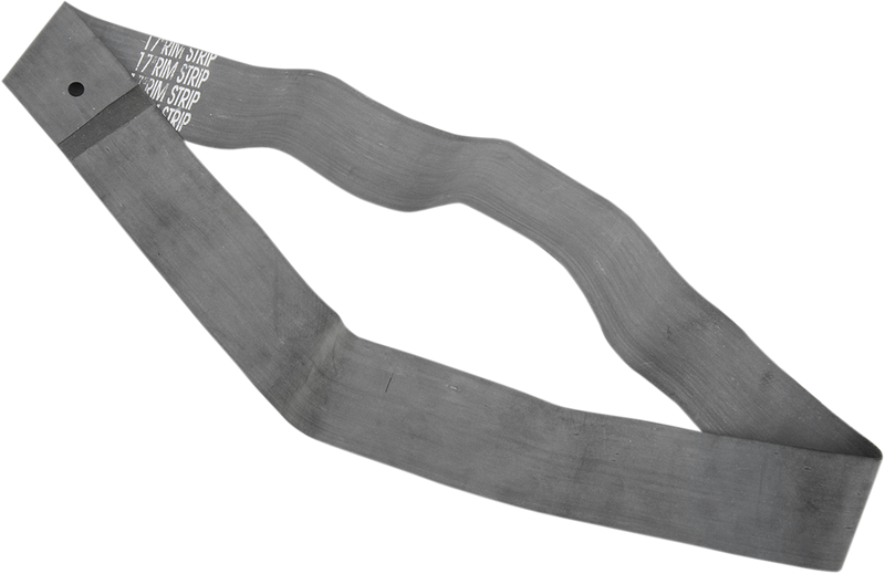 DRAG SPECIALTIES Heavy Duty Rubber Rim Strip - 17" x 2.4" - Center Valve Hole - 10 Pack