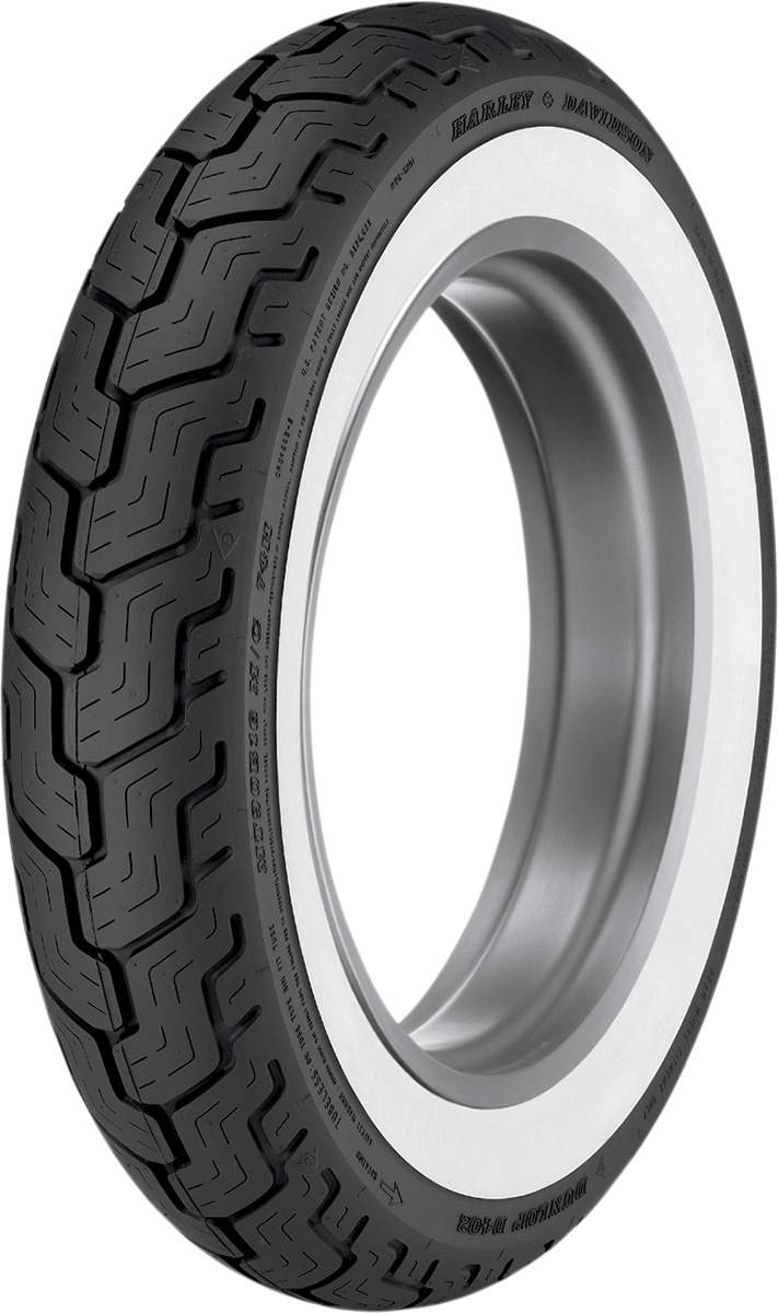 DUNLOP Tire - D402 - Rear - MU85B16 - Wide Whitewall - 77H