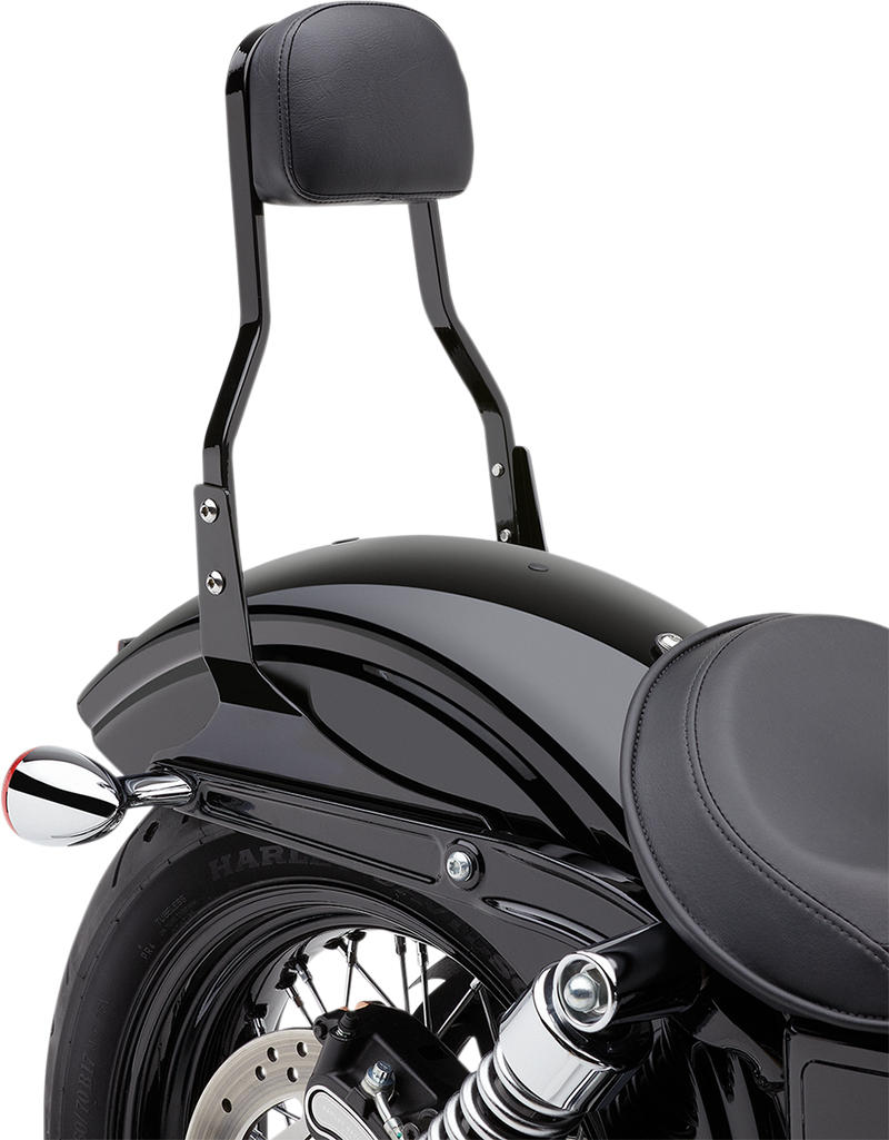 COBRA Short Sissy Bar - Black - Dyna