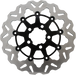 GBRAKES Wave? Brake Rotor - Rear - Black Carrier DF681CW-B