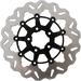 GBRAKES Wave? Brake Rotor - Front - Black Carrier DF835CW-B