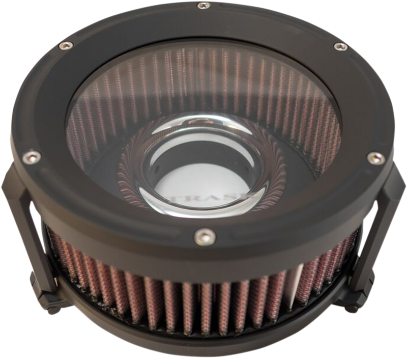 TRASK Assault Charge High-Flow Air Cleaner - Flat Black
