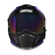 Simpson Ghost Bandit helmet - US Royal rear view