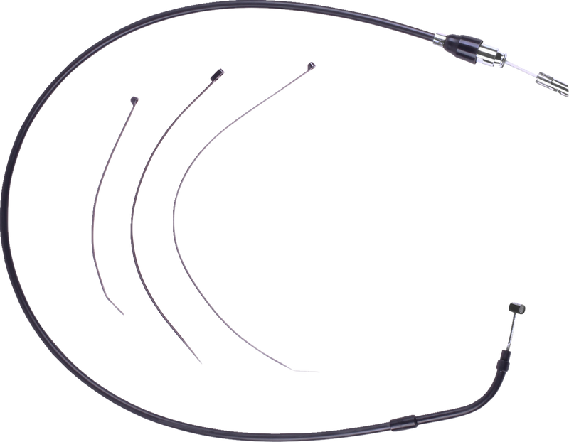 DRAG SPECIALTIES Quick Connect Clutch Cable - Upper - Stainless Steel - 46" - FLT '23-'24