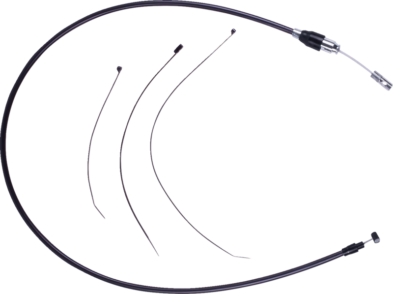 DRAG SPECIALTIES Quick Connect Clutch Cable - Upper - 52" - Black/Black - FLHX '23-'24