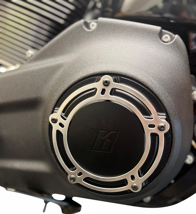 KODLIN USA NXL Derby Cover - Black - M8 Softail