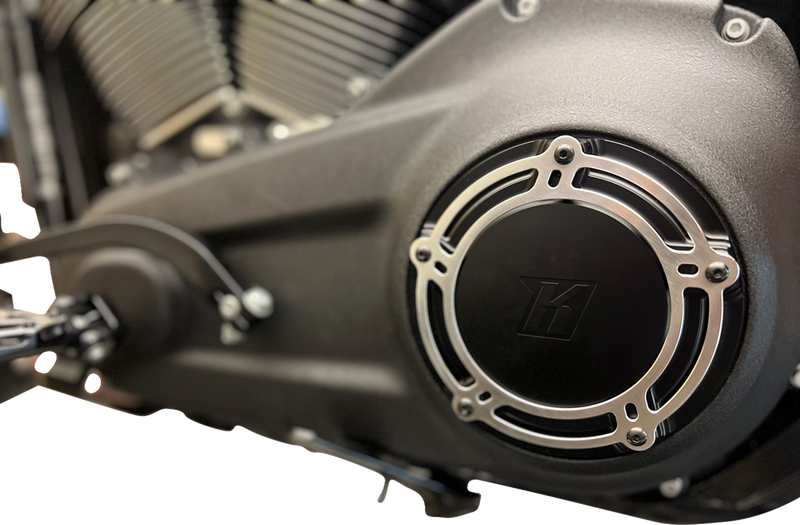 KODLIN USA NXL Derby Cover - Black - M8 Softail