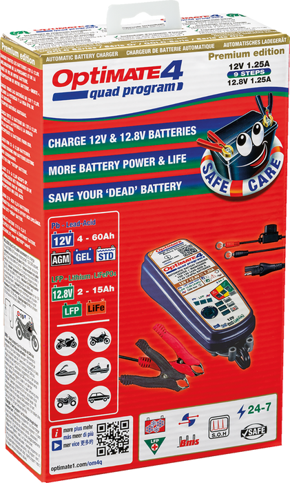 TECMATE Optimate 4 - Quad - Premium Edition TM631PR