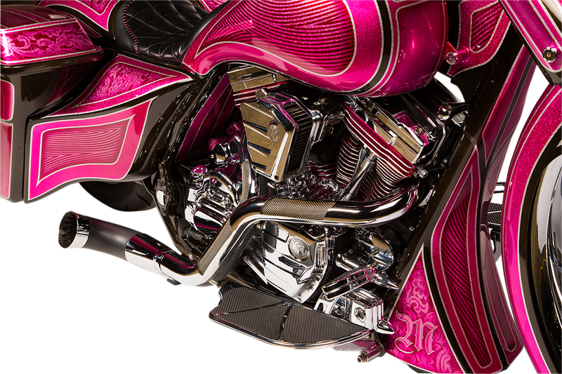 TRASK 2-into-1 Nasty Bastard Exhaust System - Chrome - '97-'16 Touring