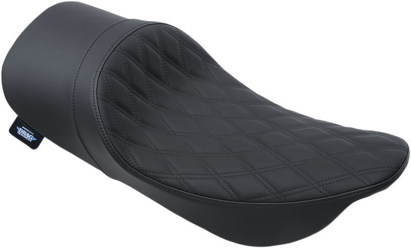 DRAG SPECIALTIES Low Profile Solo Seat - Forward - Double Diamond - Touring '99-'07