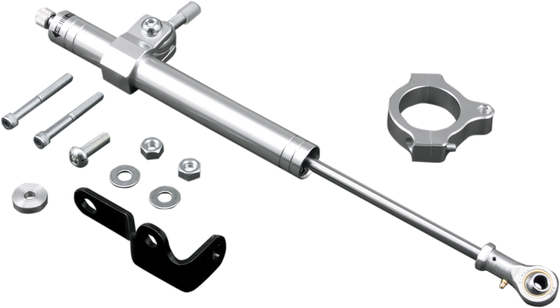 DRAG SPECIALTIES Hydraulic Adjustable Steering Damper Kit - Chrome - '04-'06 XL