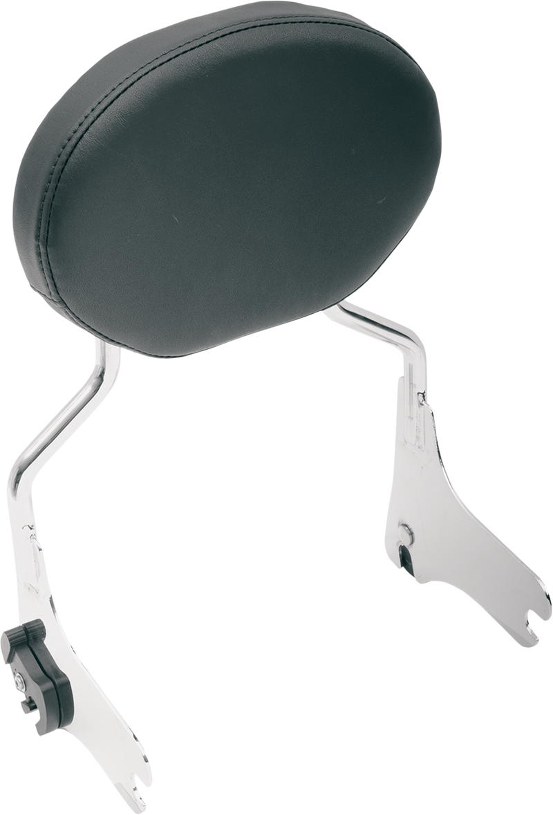 DRAG SPECIALTIES Oval Smooth Sissy Bar Pad - Black - FL '97-'22