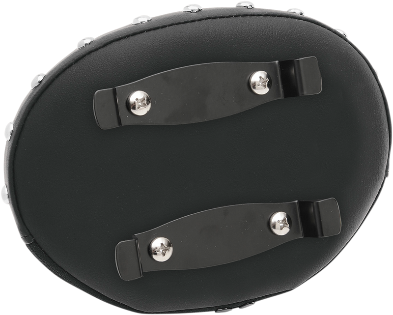 DRAG SPECIALTIES Studded Oval Sissy Bar Vinyl Pad - Black