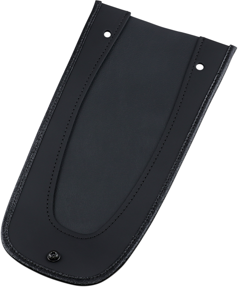 DRAG SPECIALTIES Fender Bib Smooth Vinyl Center - Black - 12" - FLH/FLT '97-'13