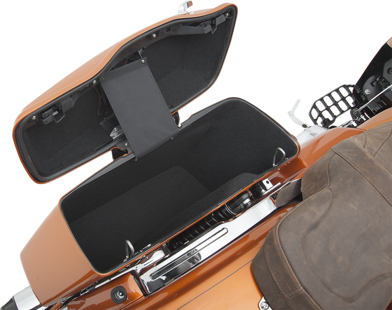 DRAG SPECIALTIES Saddlebag Lining Kit - Black - FL '14-'22