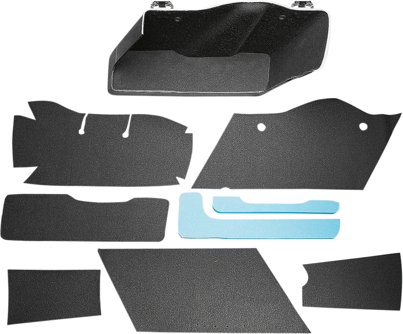 DRAG SPECIALTIES Saddlebag Lining Kit - Black - FL '93-'13