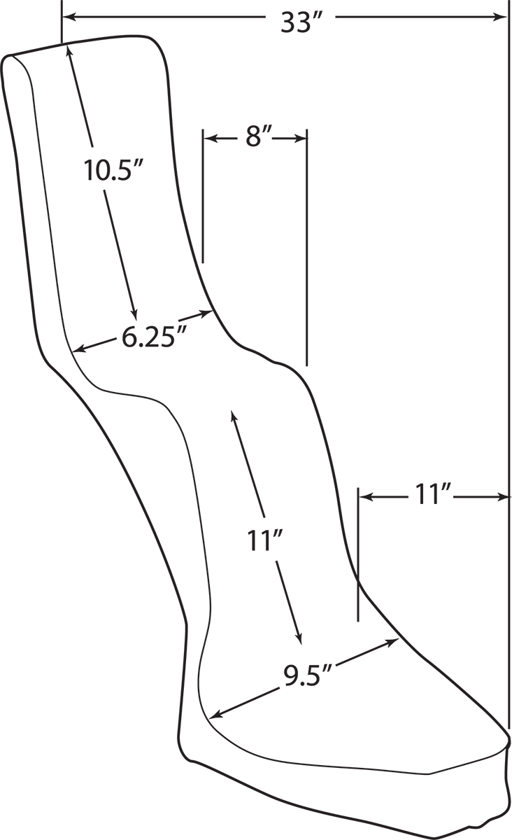DRAG SPECIALTIES King / Queen Seat - Diamond - Rigid Mount