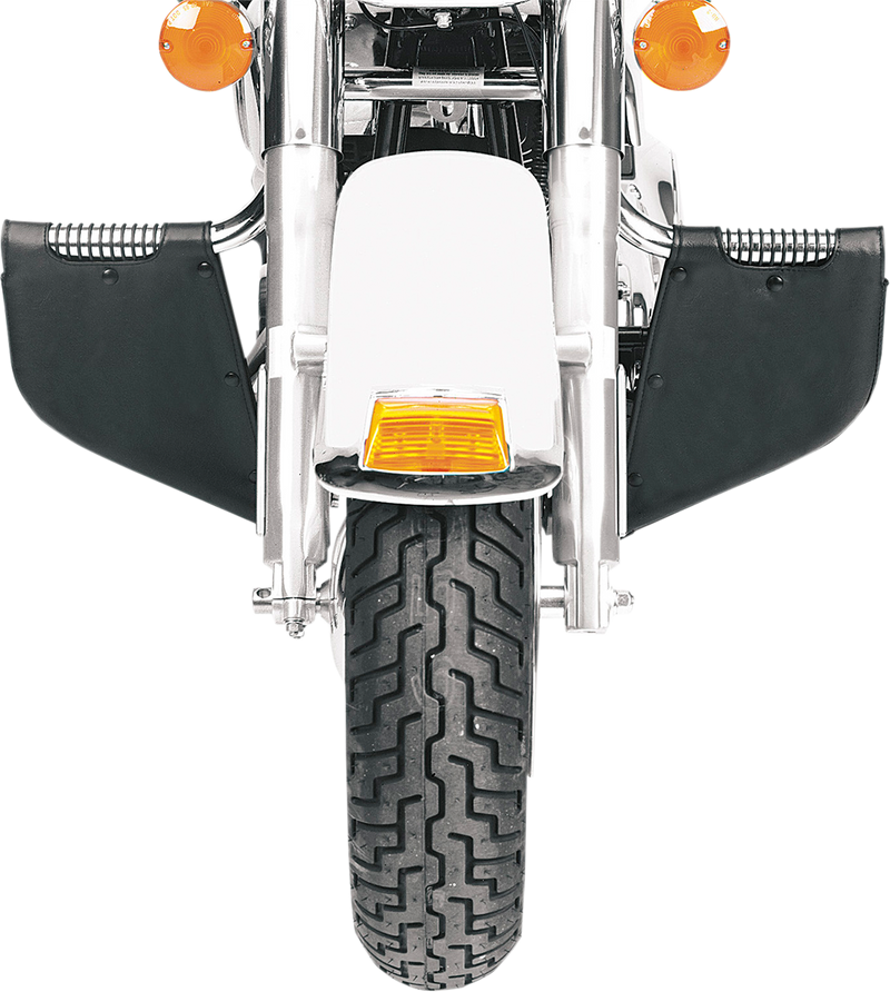 DRAG SPECIALTIES Plain Lowers for Lindby Highway Bar - Black - FLST