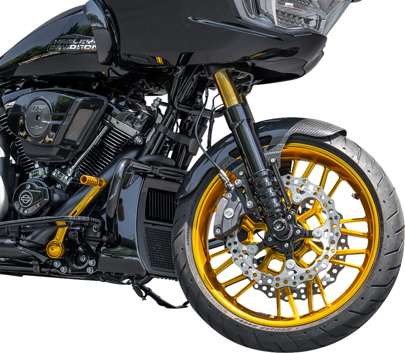 ARLEN NESS Cafe Front Fender - Carbon Fiber - 19"