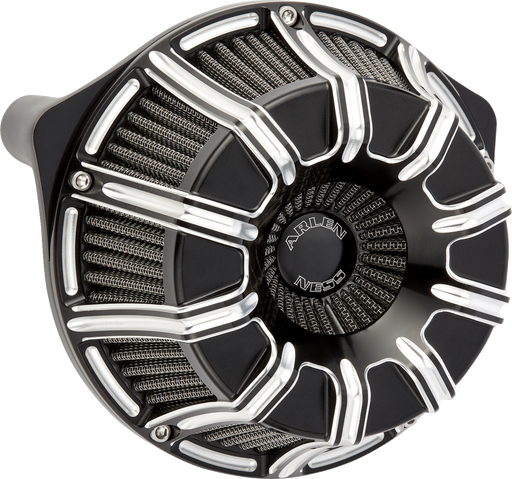 ARLEN NESS Inverted Series Air Cleaner Kit - 10-Gauge - Black 600-221