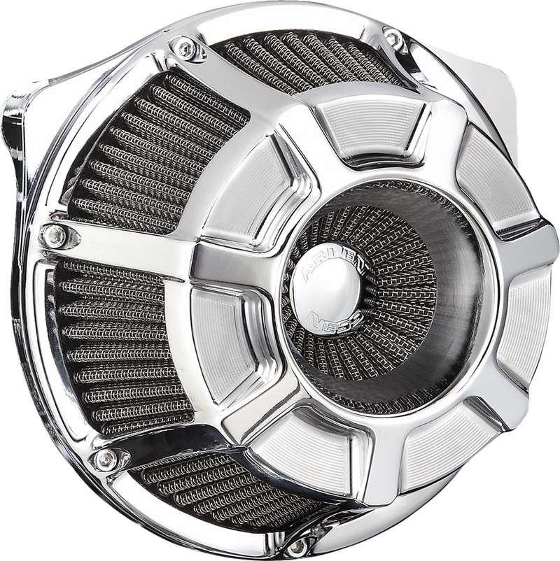 ARLEN NESS Inverted Series Air Cleaner Kit - Beveled - Chrome 600-226