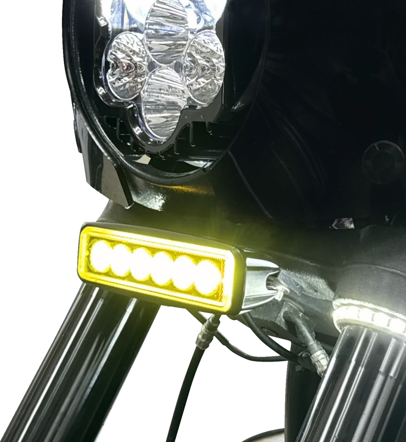 CUSTOM DYNAMICS Mount - Light Bar - Textured Satin Black - FXLRS