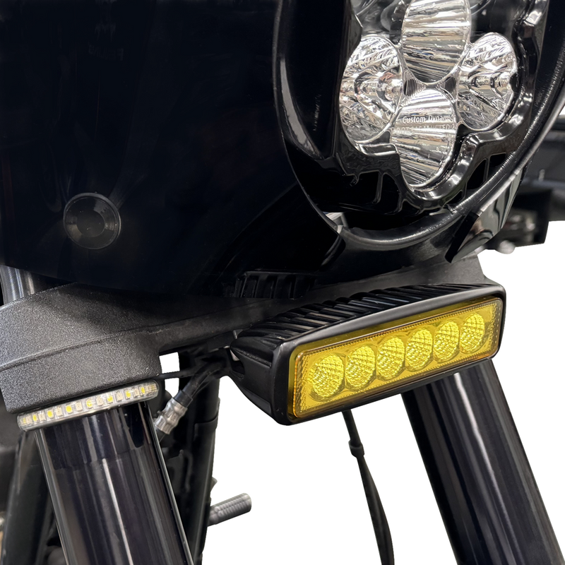 CUSTOM DYNAMICS Mount - Light Bar - Textured Satin Black - FXLRS