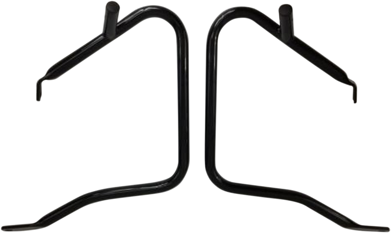 DRAG SPECIALTIES Replacement Saddlebag Guards - Black - Touring '14-'22