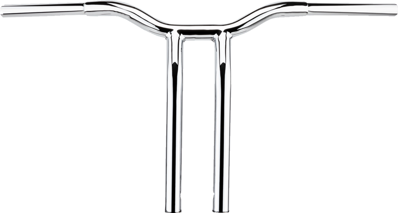 LA CHOPPERS 1-1/4" One-Piece Kage Fighter Pullback Touring Handlebar - 14" - Chrome