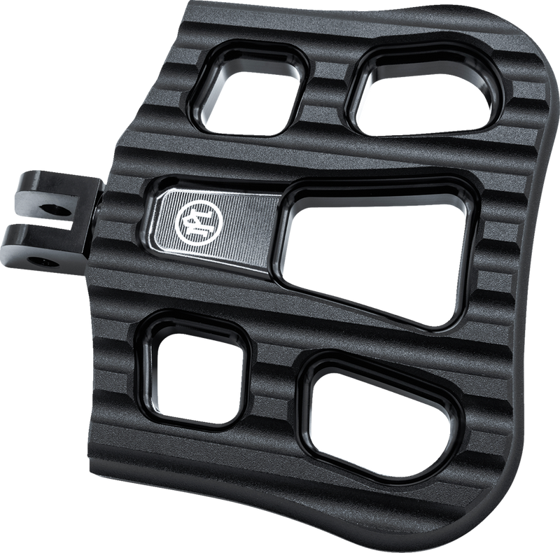 PERFORMANCE MACHINE (PM) Drifter Floorboards - Rider - Black Ops - FL 0036-1027-SMB